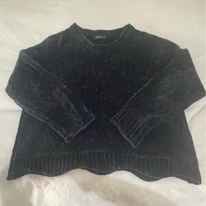 Zara blue chenille sweater